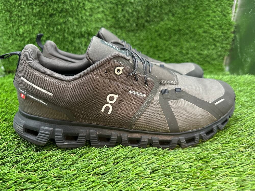 On Running Cloud 6 Waterproof 3MF10063029 Athletic Sneaker Men's 12 Brown Mesh